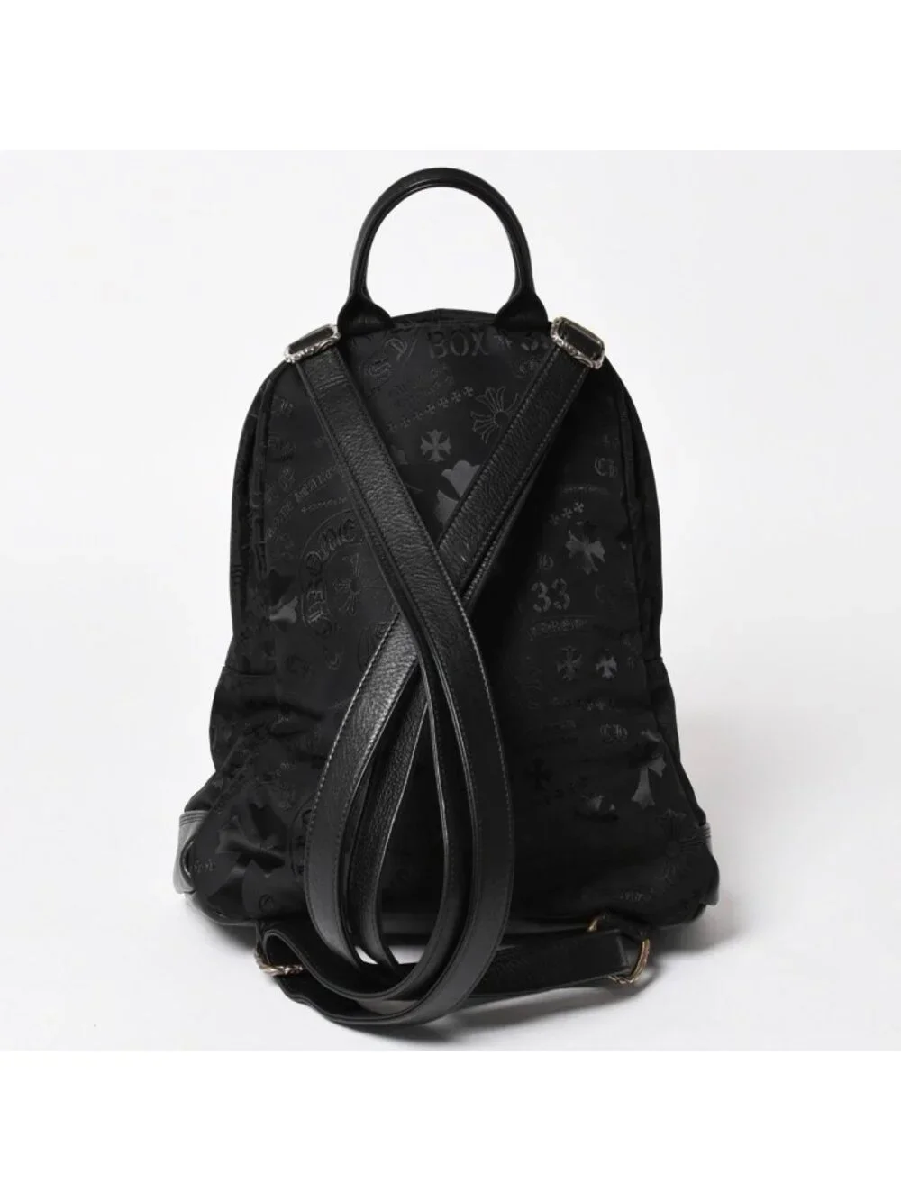 Chrome Hearts Grade Mini Seventh Gray Mini Backpack Nylon Jacquard All Over